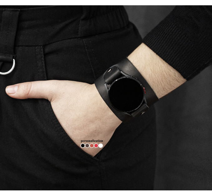 Шкіряний ремінець для Samsung та інших Смарт годинників, 2550