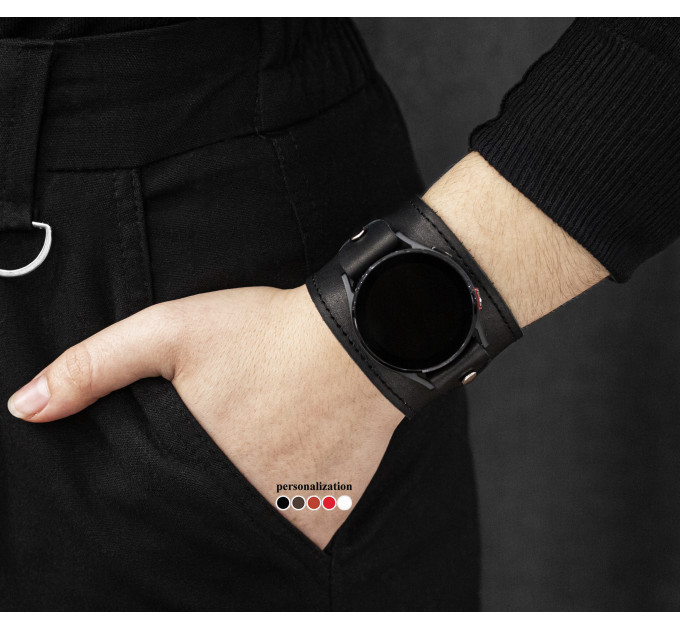 Шкіряний ремінець для Samsung та інших Смарт годинників, 2550ст