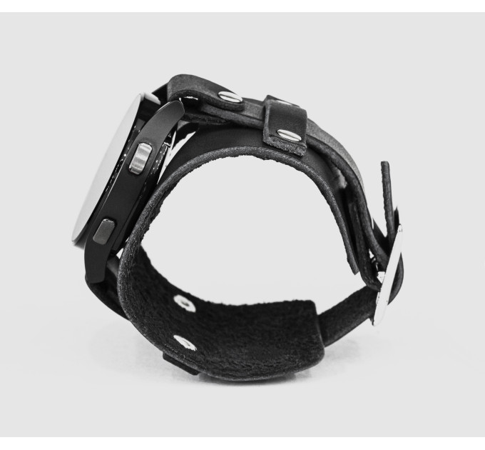 Шкіряний ремінець для Samsung та інших Смарт годинників, 2552