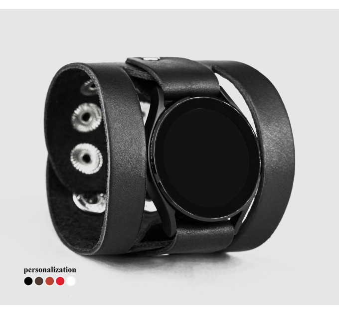 Шкіряний ремінець для Samsung та інших Смарт годинників, 2620