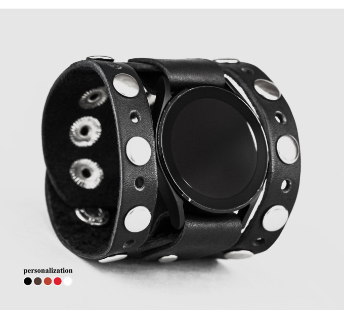 Шкіряний ремінець для Samsung та інших Смарт годинників, 2625