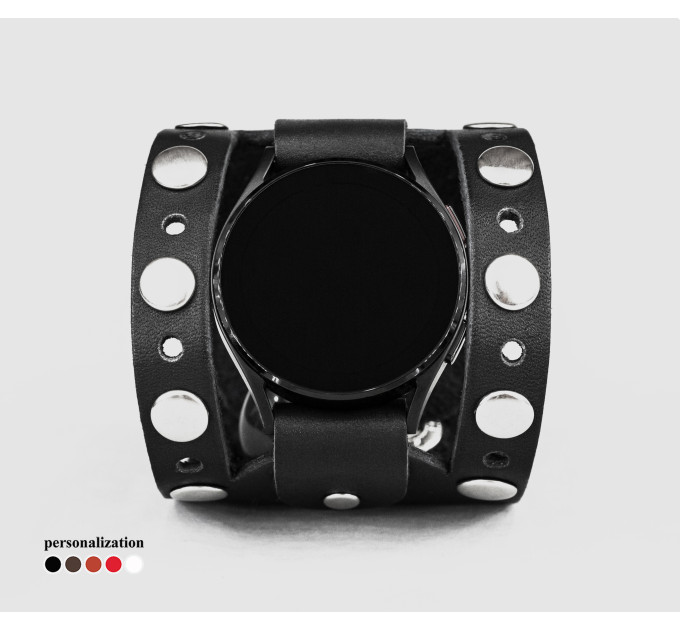 Шкіряний ремінець для Samsung та інших Смарт годинників, 2625