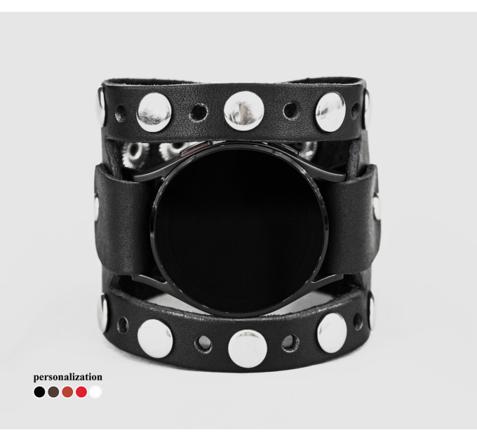 Шкіряний ремінець для Samsung та інших Смарт годинників, 2625