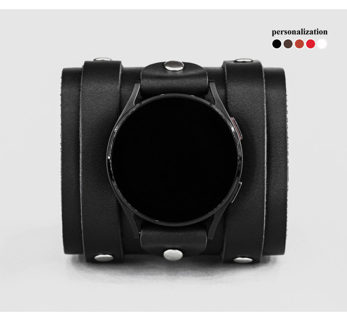 Шкіряний ремінець для Samsung та інших Смарт годинників, 2715