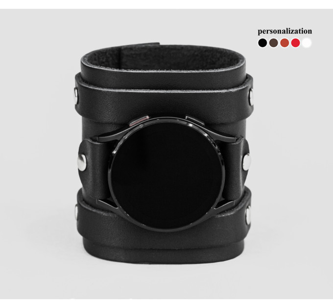 Шкіряний ремінець для Samsung та інших Смарт годинників, 2715