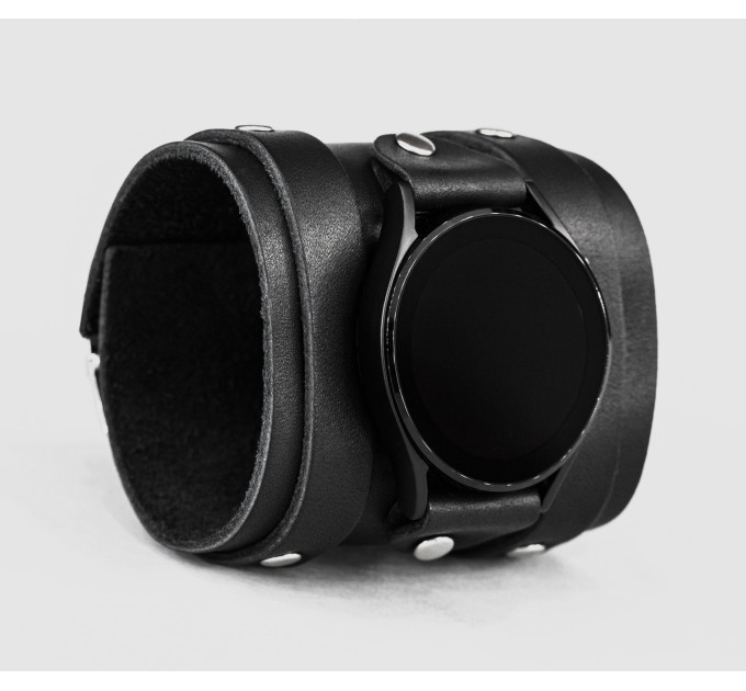 Шкіряний ремінець для Samsung та інших Смарт годинників, 2715