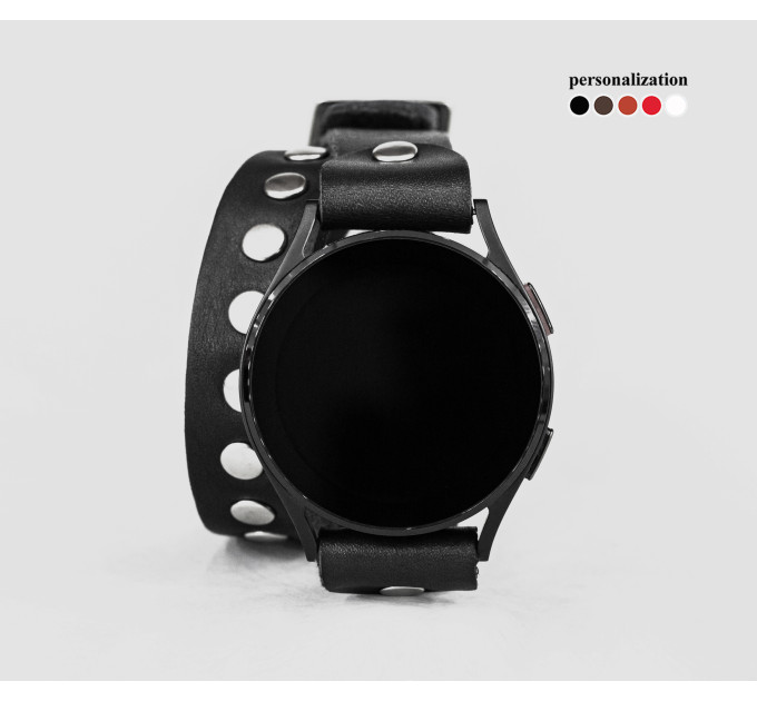Шкіряний ремінець для Samsung та інших Смарт годинників, 2820