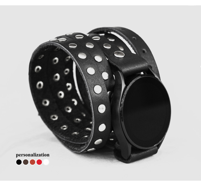 Шкіряний ремінець для Samsung та інших Смарт годинників, 2861