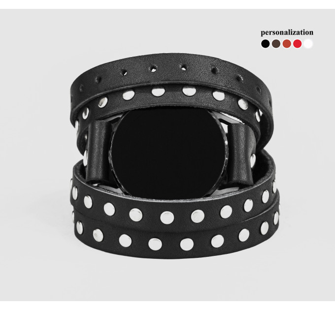 Шкіряний ремінець для Samsung та інших Смарт годинників, 2861