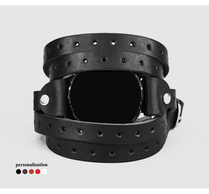 Шкіряний ремінець для Samsung та інших Смарт годинників, 2864