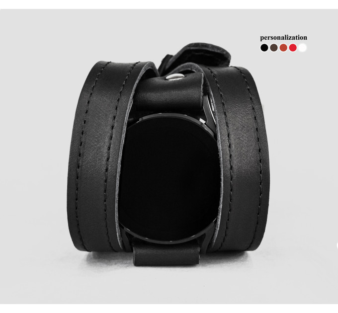 Шкіряний ремінець для Samsung та інших Смарт годинників, 2875ст