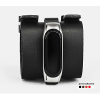 Шкіряний ремінець для Xiaomi Mi Band 3 4 5 6 7 8, 2914