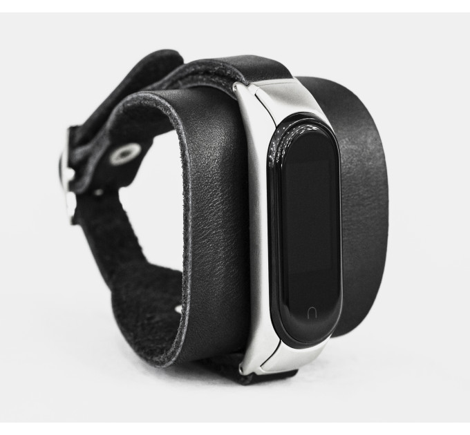 Шкіряний ремінець для Xiaomi Mi Band 3 4 5 6 7 8, 2953