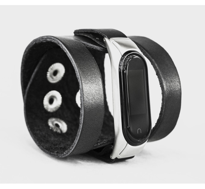 Шкіряний ремінець для Xiaomi Mi Band 3 4 5 6 7 8, 2962