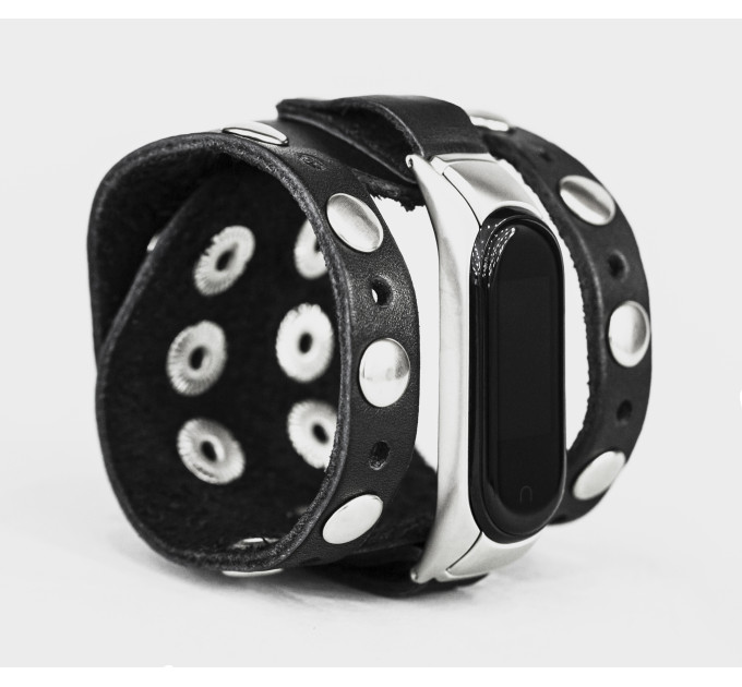Шкіряний ремінець для Xiaomi Mi Band 3 4 5 6 7 8, 2965