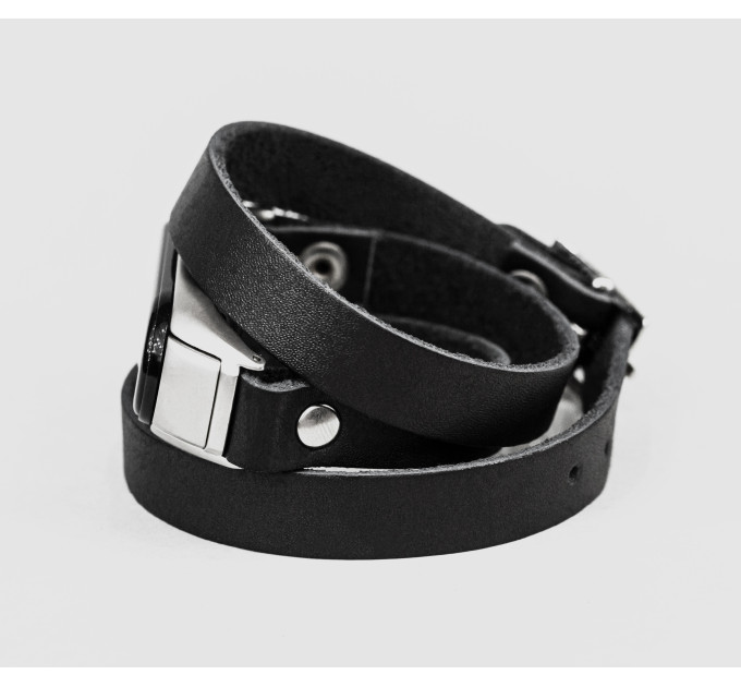 Шкіряний ремінець для Xiaomi Mi Band 3 4 5 6 7 8, 2970