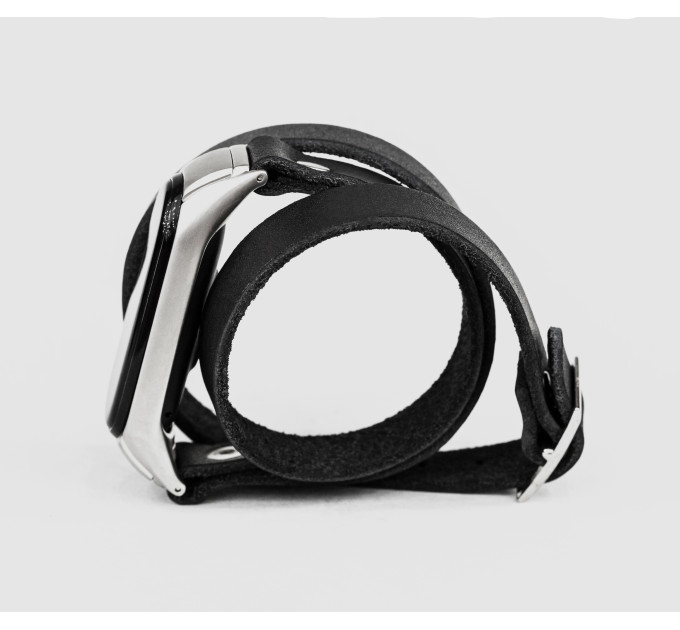 Шкіряний ремінець для Xiaomi Mi Band 3 4 5 6 7 8, 2970