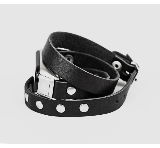 Шкіряний ремінець для Xiaomi Mi Band 3 4 5 6 7 8, 2971