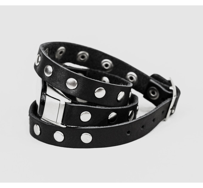 Шкіряний ремінець для Xiaomi Mi Band 3 4 5 6 7 8, 2972