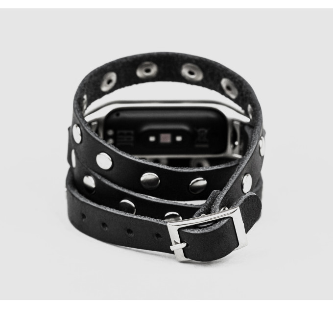 Шкіряний ремінець для Xiaomi Mi Band 3 4 5 6 7 8, 2972