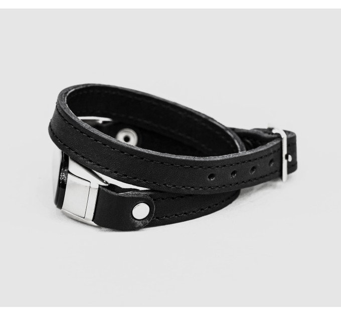 Шкіряний ремінець для Xiaomi Mi Band 3 4 5 6 7 8, 2981ст