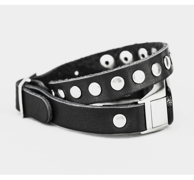 Шкіряний ремінець для Xiaomi Mi Band 3 4 5 6 7 8, 2982