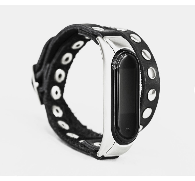 Шкіряний ремінець для Xiaomi Mi Band 3 4 5 6 7 8, 2982