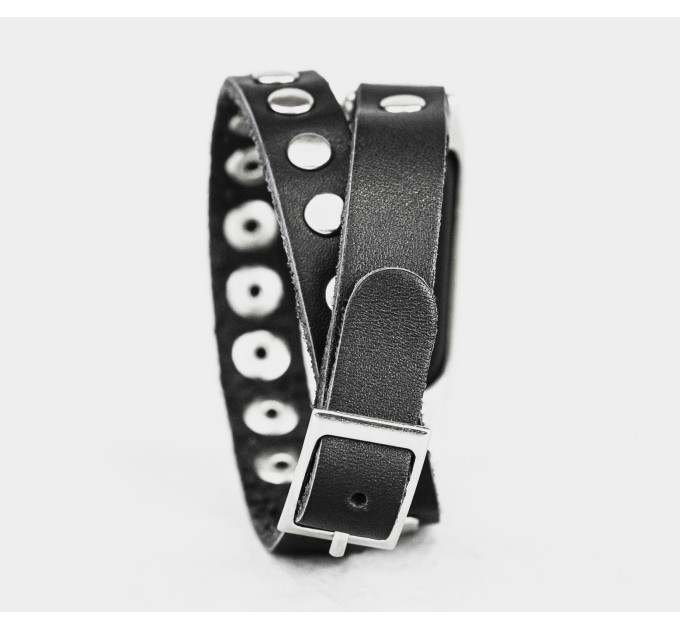 Шкіряний ремінець для Xiaomi Mi Band 3 4 5 6 7 8, 2982