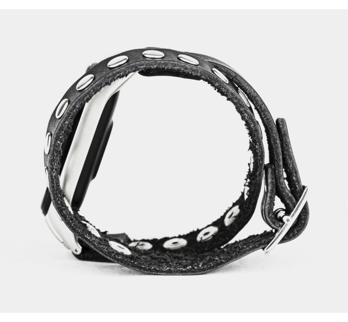 Шкіряний ремінець для Xiaomi Mi Band 3 4 5 6 7 8, 2982