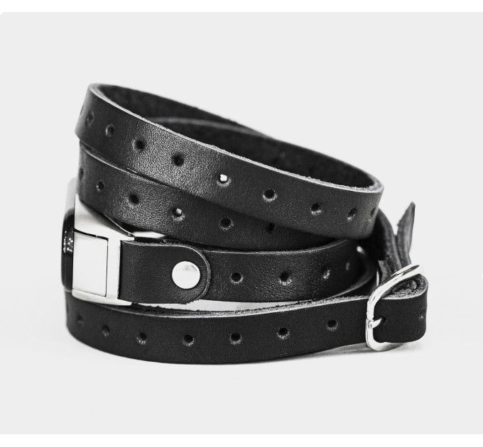 Шкіряний ремінець для Xiaomi Mi Band 3 4 5 6 7 8, 2983