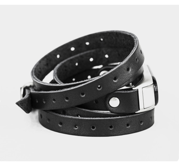 Шкіряний ремінець для Xiaomi Mi Band 3 4 5 6 7 8, 2983