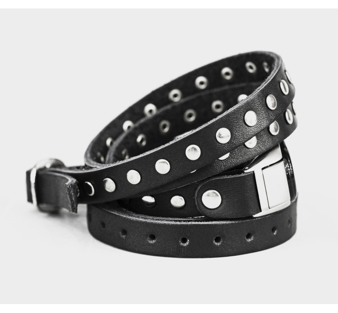 Шкіряний ремінець для Xiaomi Mi Band 3 4 5 6 7 8, 2984