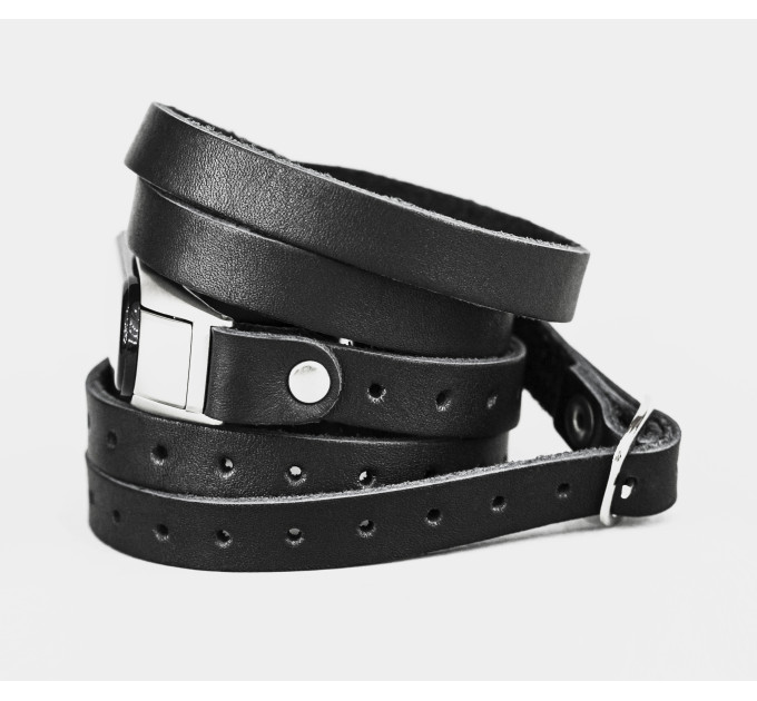 Шкіряний ремінець для Xiaomi Mi Band 3 4 5 6 7 8, 2985