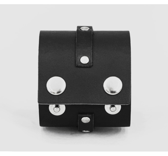 Широкий шкіряний браслет, код 3006