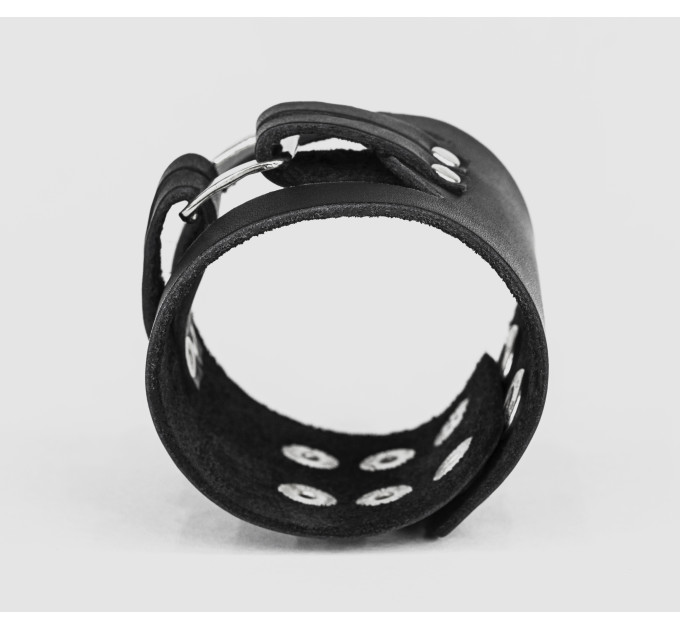 Широкий шкіряний браслет, код 3029