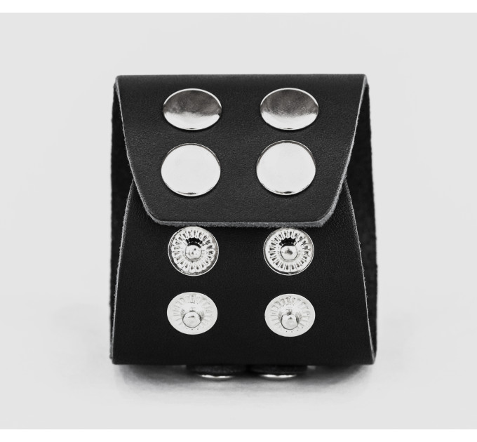 Широкий шкіряний браслет, код 3040