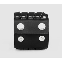 Широкий шкіряний браслет, код 3095