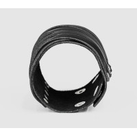 Широкий шкіряний браслет, код 3095