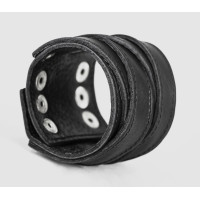 Широкий шкіряний браслет, код 3097ст