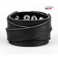 Широкий шкіряний браслет, код 3098ст