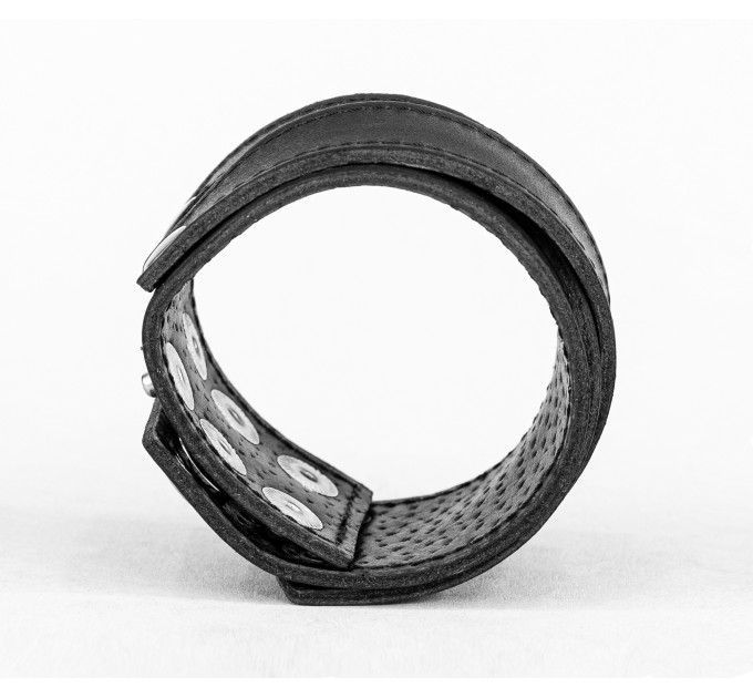 Широкий шкіряний браслет, код 3098ст