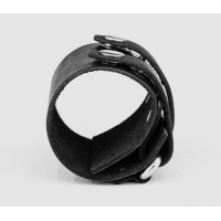 Широкий шкіряний браслет, код 3118