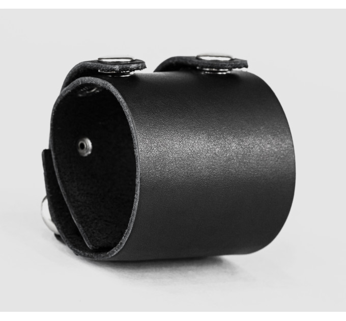 Широкий шкіряний браслет, код 3118