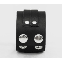 Широкий шкіряний браслет, код 3120