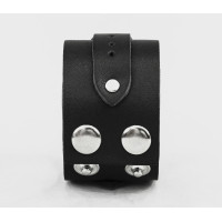 Широкий шкіряний браслет, код 3136