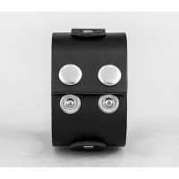 Широкий шкіряний браслет, код 3139