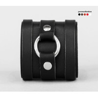 Широкий шкіряний браслет, код 3164