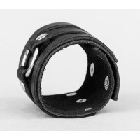 Широкий шкіряний браслет, код 3164