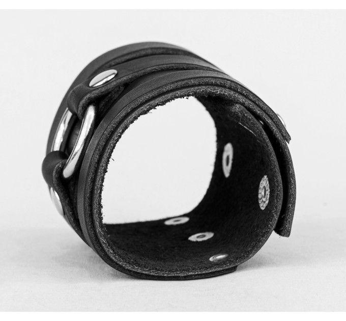 Широкий шкіряний браслет, код 3164