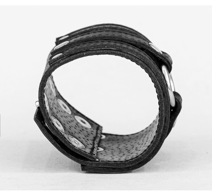 Широкий шкіряний браслет, код 3164ст